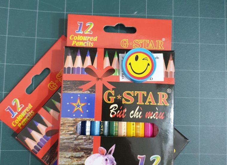 Viết chì màu G*Star 12m ngắn