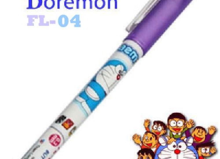 Viết lông kim TL FL-04 Doraemon tím