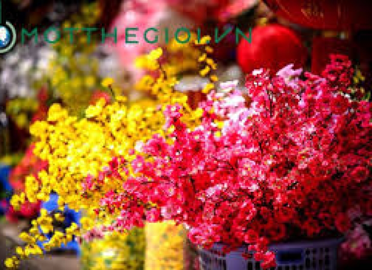Mai đào giả ( trang trí cây )