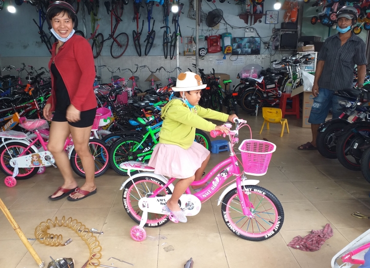 Xe Đạp NK NMT 16in Gái Hồng