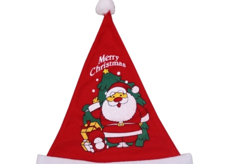 Nón noel trẻ em nỉ S1