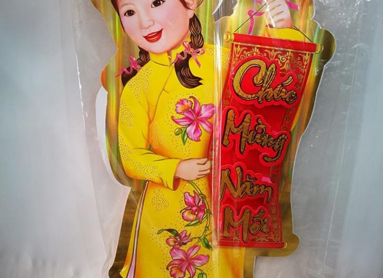 HÌNH DÁN TRANG TRÍ TIÊN ĐỒNG - NGỌC NỮ 07