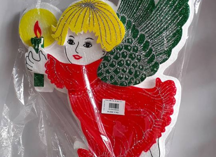 Trang trí noel - Hình dán trang trí *thiên thần nhỏ*