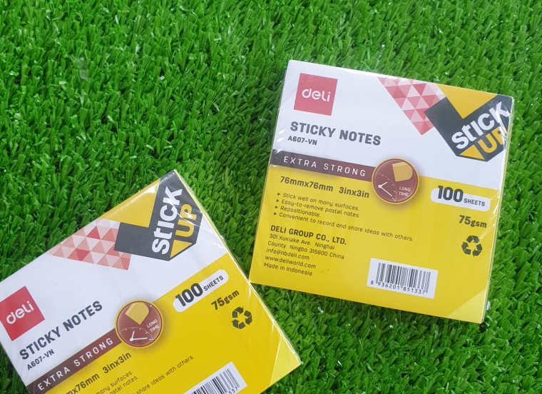 Giấy note 3x3 deli A607-VN