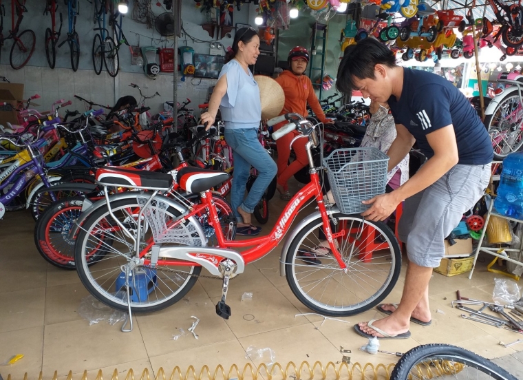 Xe đạp Hitasa 580 Đỏ 24in