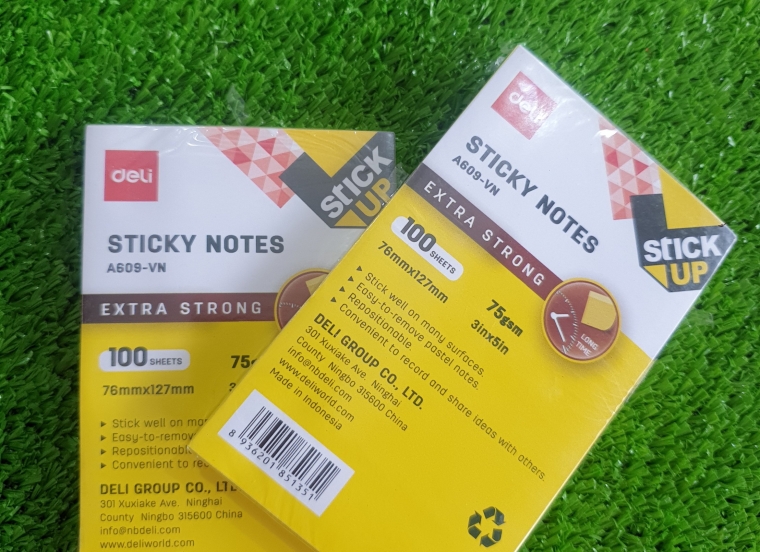 Giấy note 3x5 deli A609-VN