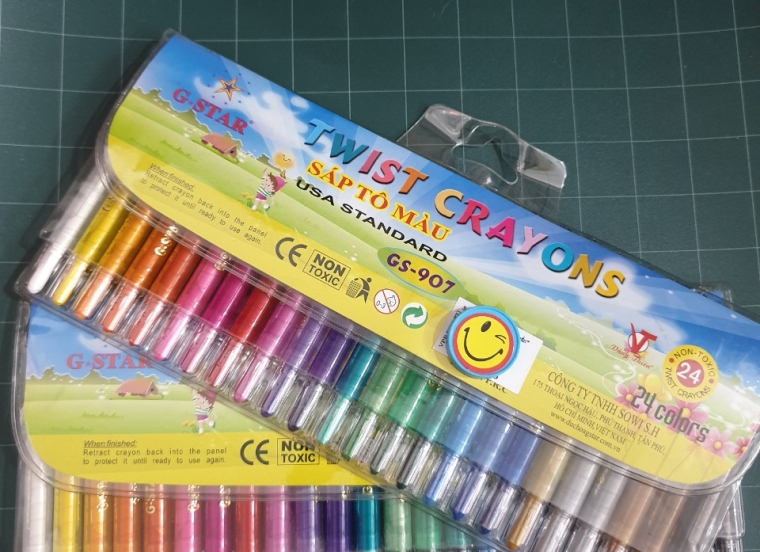 Sáp màu vặn G*star 24m