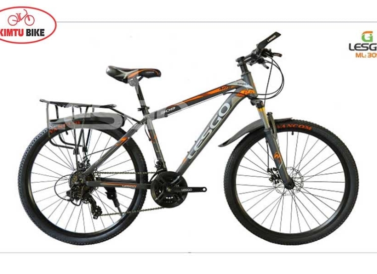 Xe đạp Lesgo 306 Đen - Cam