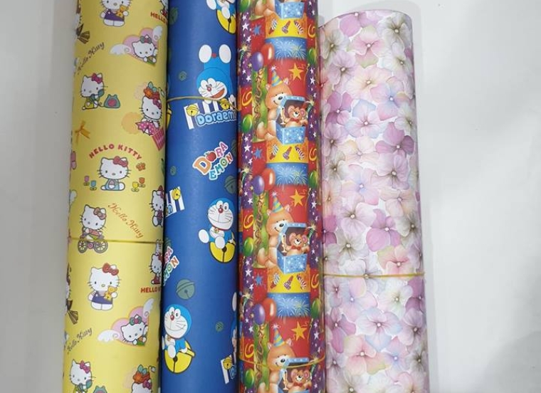 GIẤY GÓI QUÀ - DÁN TƯỜNG 04