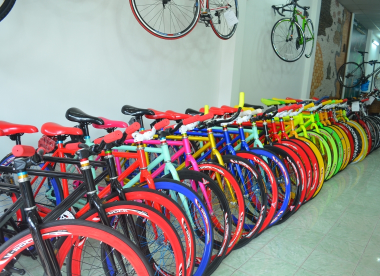 Xe đạp fixed Trick BMX 515 700C vành 6F (Chạy tới + lùi)