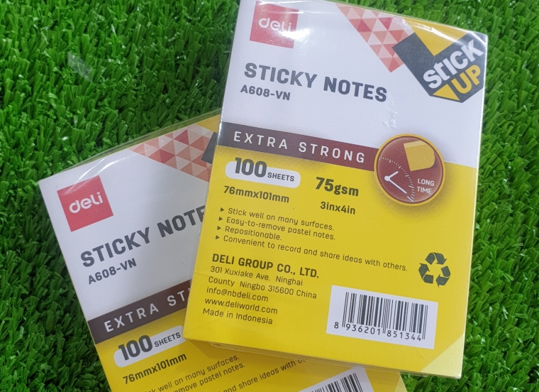 Giấy note 3x4 deli A608-VN