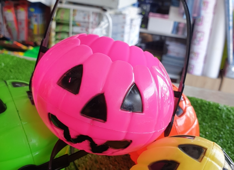 Haloween - Giỏ bí ngô 