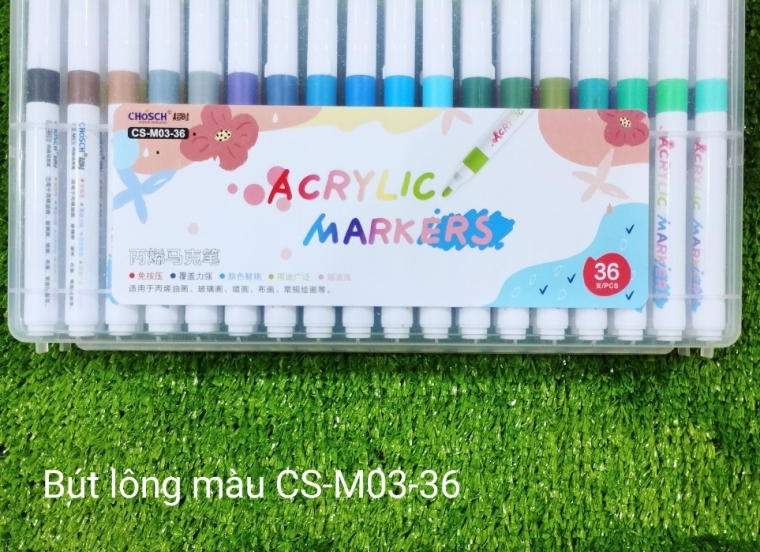 Bút lông màu CS-M03-36  Acrylic