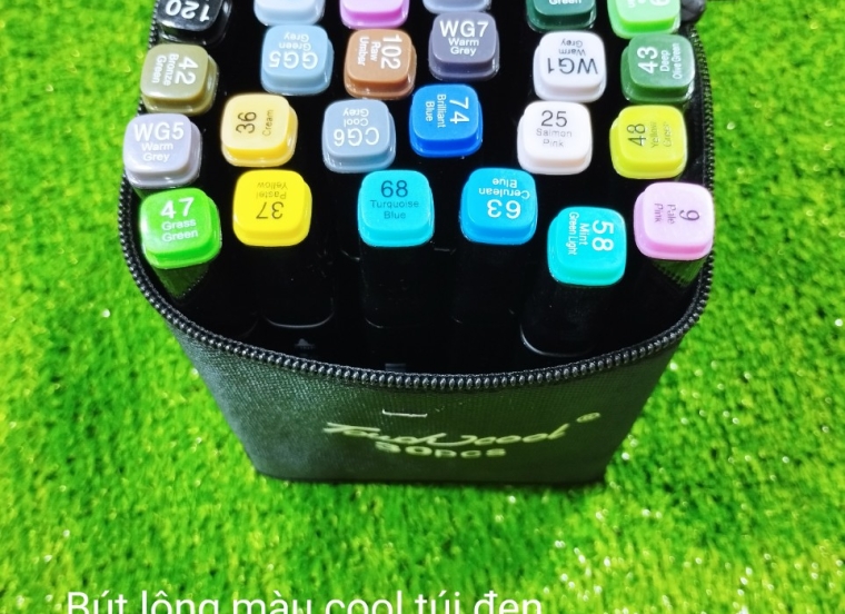 Bút lông màu Cool túi đen 30m BT